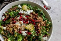 Autumn Farro Grain Bowl with Fresh Greens