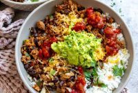 Loaded Taco Rice Bowl