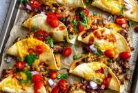 Perfectly Crispy Oven Baked Beef Tacos