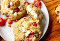 Decadent Strawberry Cheesecake Cookies