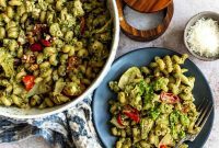 Mediterranean Tuna Pesto Pasta