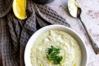 Vibrant Lemon Herb Tahini Sauce