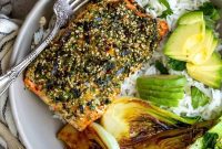 Savory Furikake Crusted Salmon