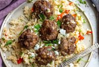 Comforting Meatball and Rice Bowl