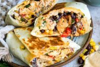 Zesty Southwest Chicken Wrap