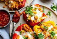 Flavorful Chicken Stuffed Bell Peppers