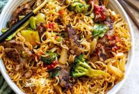 Sizzling Beef and Broccoli Noodles
