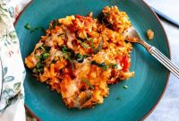 Savory Chicken Tomato Bake