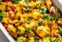 Hearty Chicken Broccoli Potato Bake