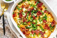 Hearty Chicken Hash Brown Bake