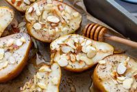Sweet and Savory Brie Baked Pears