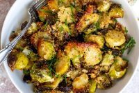 Crispy Parmesan Brussels Sprouts