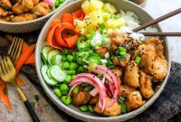 Fresh Chicken Poke Bowl