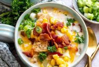 Golden Chicken Corn Chowder