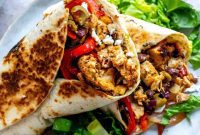 Vibrant Mediterranean Wraps