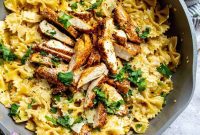 Creamy Garlic Parmesan Chicken Pasta