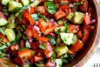 Garden Fresh Tomato Cucumber Salad