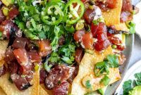 Crunchy Ahi Poke Nachos