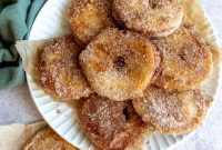 Warm Apple Cinnamon Doughnuts