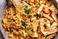 Tex-Mex Chicken Fajita Pasta