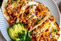 Weeknight Slow Cooker Chicken Tacos
