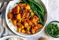 Golden Bourbon Honey Chicken