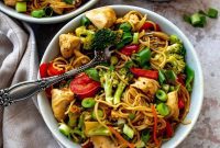 Savory Teriyaki Chicken Ramen Bowl