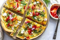 Savory Tortilla Quiche Casserole