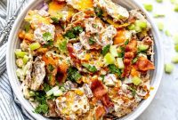 Buffalo Smashed Spud Salad