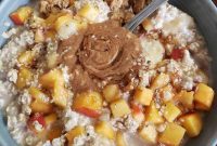 Sunrise Peach Overnight Oats