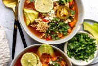Zesty Chicken Lime Fiesta Soup