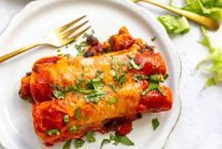 Smoky Butternut Squash Enchiladas