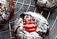 Fudgy Chocolate Crinkle Cookies