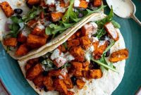 Plant-Powered Smoky Sweet Potato and Black Bean Tacos