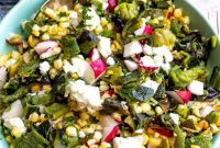 Charred Corn and Poblano Salad