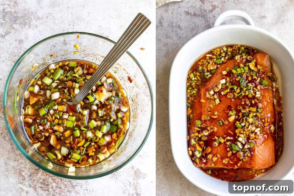 Blazing Sweet Chili Salmon 4 Steps to make this recipe with firecracker sauce.