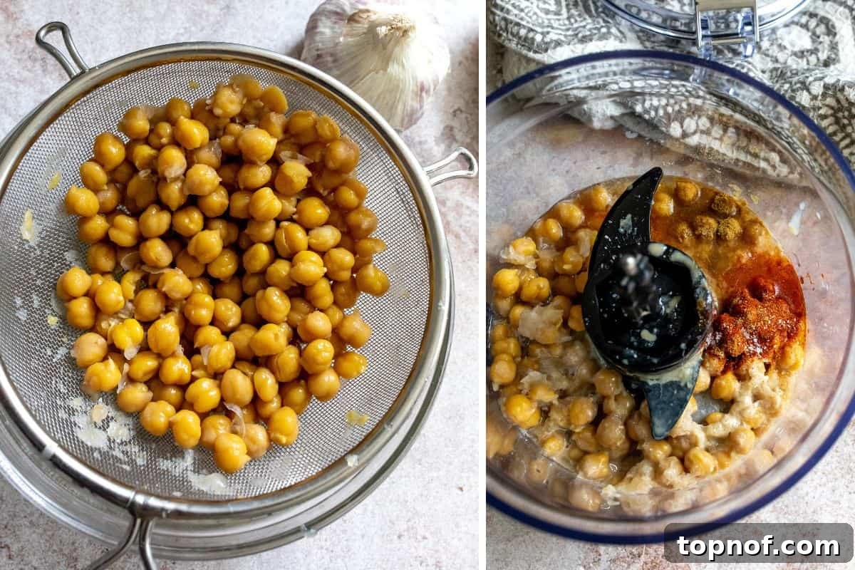 Velvety Smooth Hummus Recipe 4 This creamy hummus recipe is full of mediterranean flavors, ready in under 15 minutes and insanely easy to put together. You will never buy store bought hummus again.