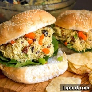 Spiced Chicken Salad 7 Curried chicken salad served on toasted sesame buns with fresh lettuce.