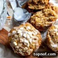 These fluffy carrot cake muffins are baked with banana. They are dairy free. Ready in 30 minutes.