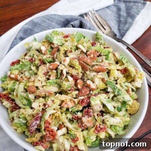 Shaved Brussels Sprout Salad