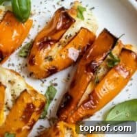 Vegetarian Stuffed Mini Peppers