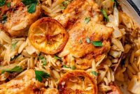 Zesty Lemon Chicken and Orzo