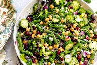 Vibrant Miso Three Bean Salad