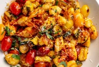 Pan-Seared Gnocchi with Blistered Cherry Tomatoes